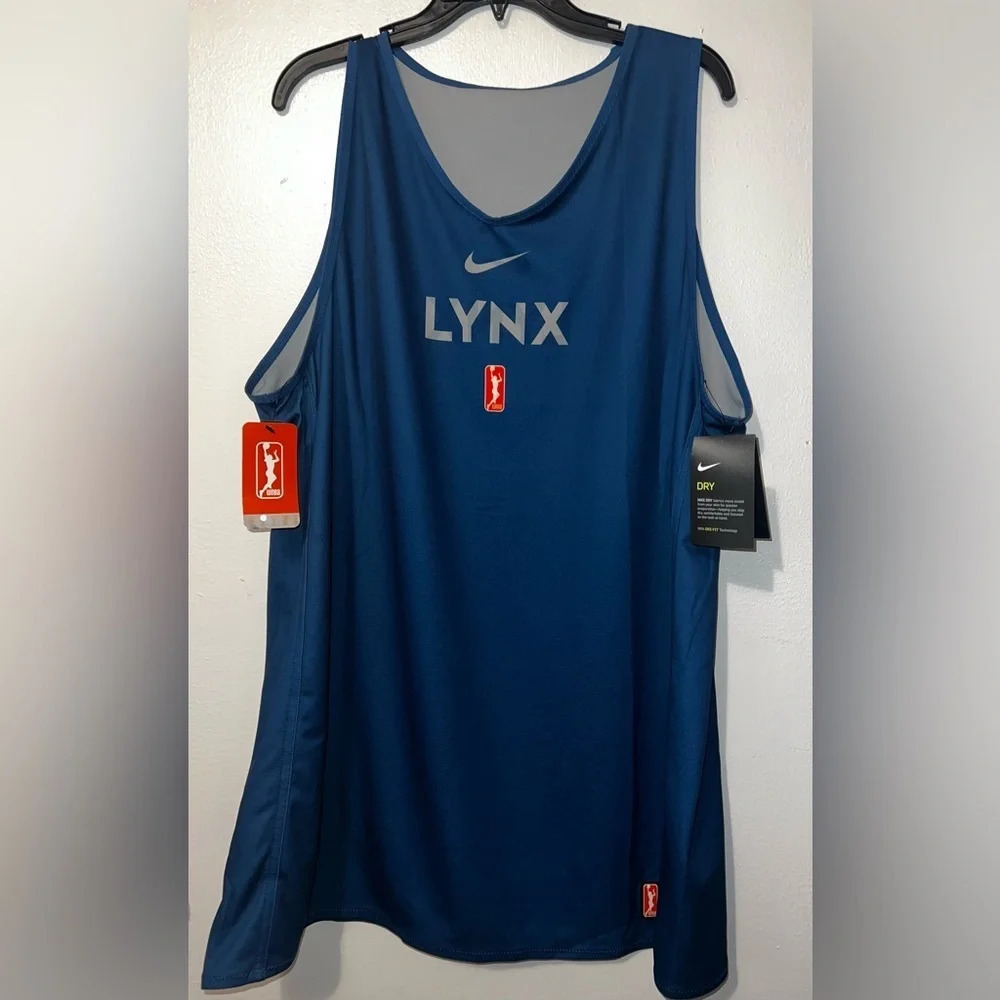 NWT Reversible Blue/Gray Lynx WNBA Nike Jersey